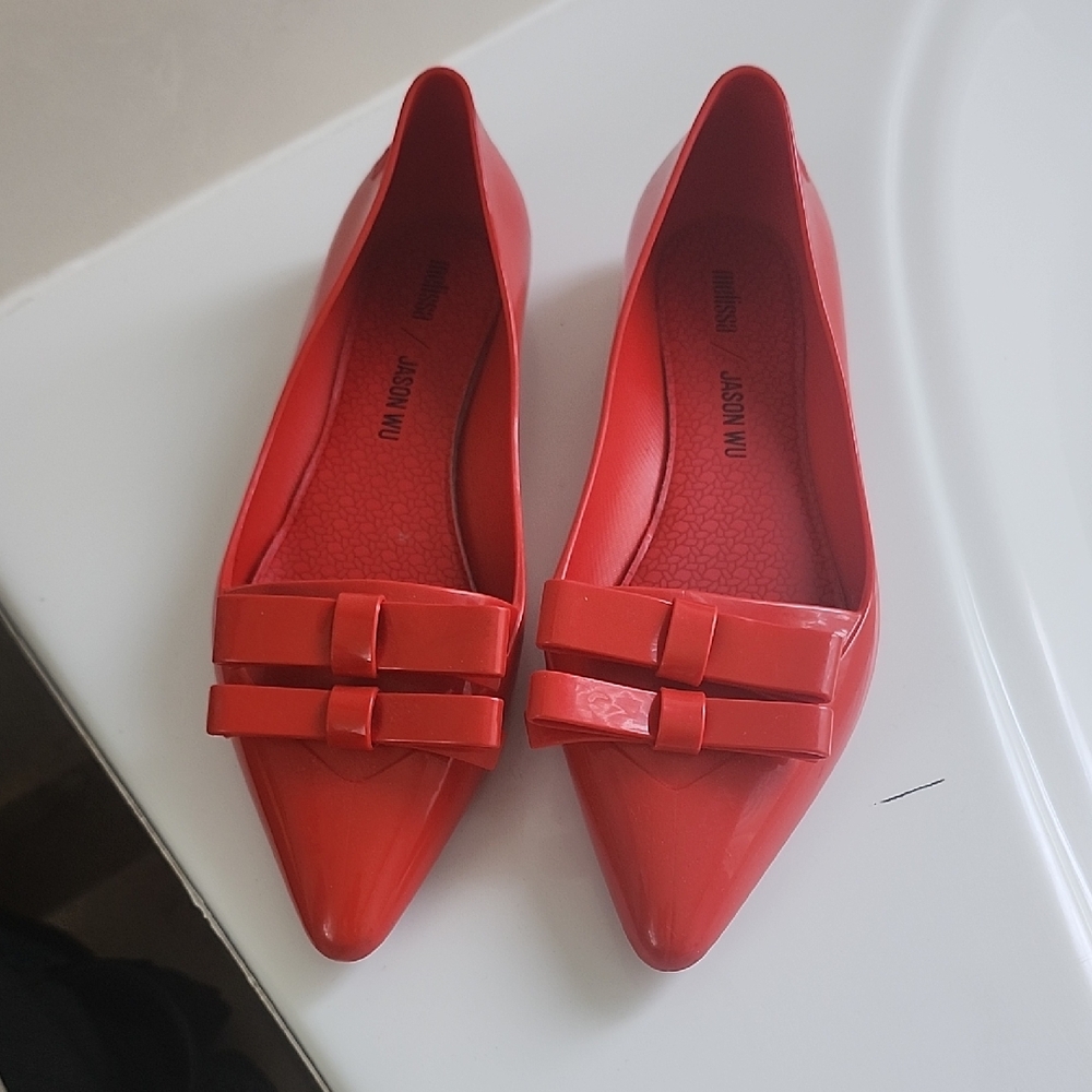 Jason Wu Women's Vibrant Red Flats